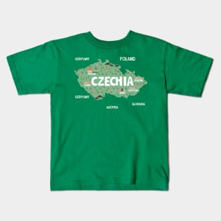 Czechia Kids T-Shirt